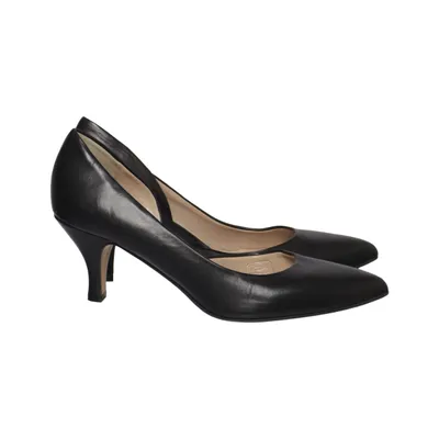 High heels (Black) from Alesýa Leather