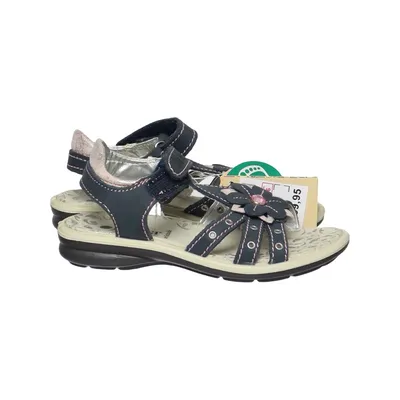 Sandales (Bleu, Argent) de Bama Cuir