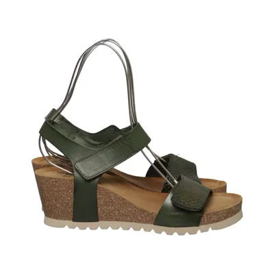 Chaussure compensées (Vert) de Brako Cuir