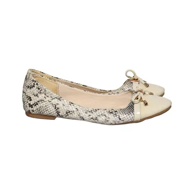 Ballerina's (Beige, Zwart, Wit) van Mellisa Leer