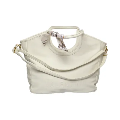 Handväska (Beige) från Valentini Polyester, Polyuretan