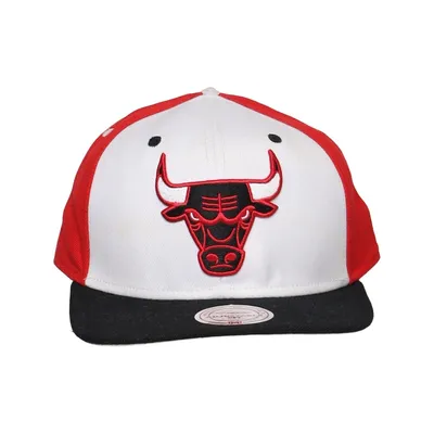 Honkbalpet (Wit, Rood, Zwart) van Mitchell & Ness Wol