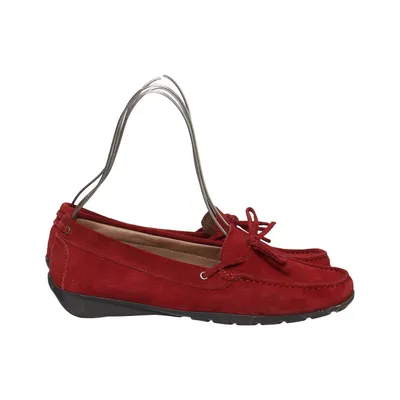 Mocassins (Rood) van Edwards Leer