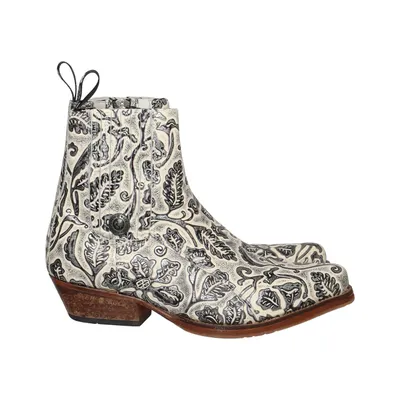 Ankle boots (White, Black, Multicolored) from New Rock Leather