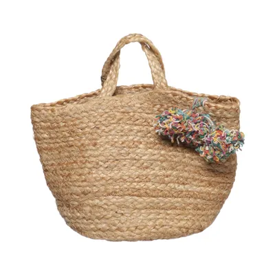 Strandväska (Beige, Flerfärgad) från Indiska