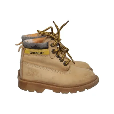Bottes à lacets (Beige, Jaune, Marron) de Caterpillar Cuir