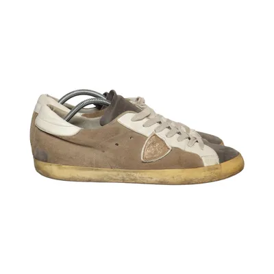 Sneakers (Gray, White, Beige) from Philippe Model