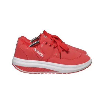 Sneakers (Rood, Wit) van Fashion Polyurethaan
