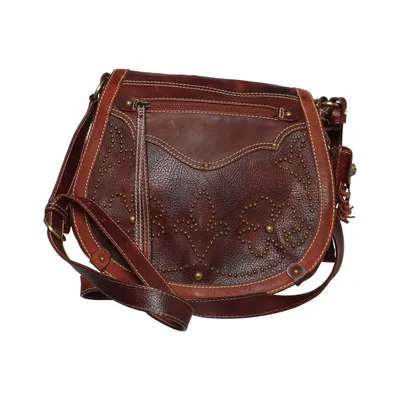 Shoulder-bag (Brown) from Leontine Hagoort Leather