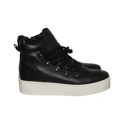 Laced boots (Black, White) from Vox