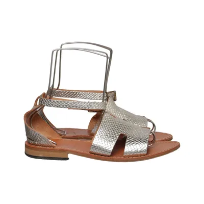 Sandales (Argent, Marron) de Baldinini Cuir