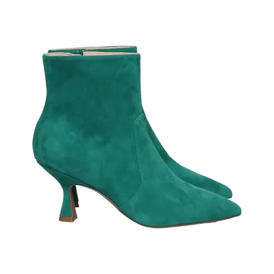 Bottes à talons (Vert) de Stuart Weitzman Cuir, Daim