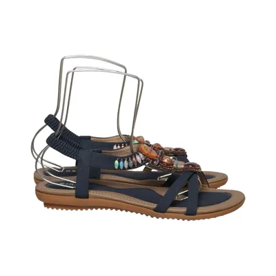 Sandals (Blue, Beige, Multicolored) from Siketu