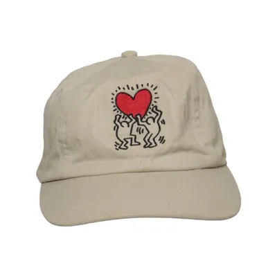 Baseballkeps (Beige, Röd) från Keith Haring x H&M Bomull