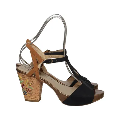 Sandales à talons hauts (Noir, Marron, Multicolore) de Tamaris Trend Cuir