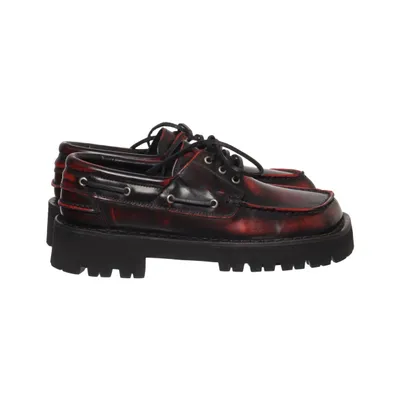 Segelschuhe (Schwarz, Rot) von Camper Leder
