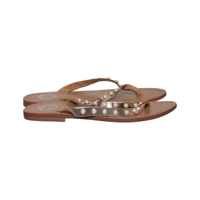 Flipflop (Brun) från Cuir Veritable Skinn