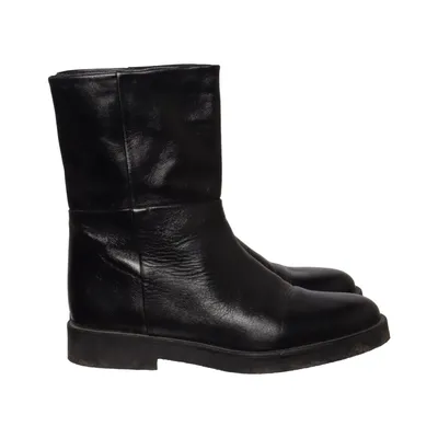 Boots (Svart) från Massimo Dutti Skinn