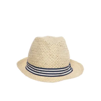 Stråhat (Beige, Blå) fra Newbie by KappAhl Bomuld