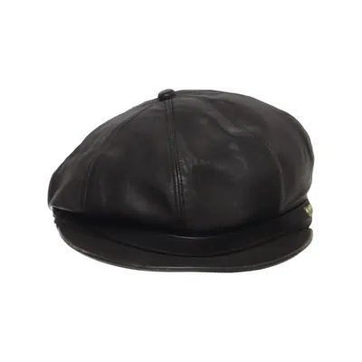Casquette gavroche (Noir) de Wigéns Cuir