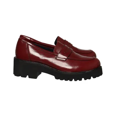 Loafers (Rood) van CafèNoir Leer