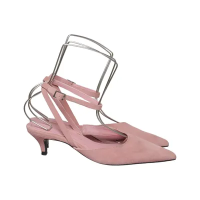 High heel sandals (Pink) from Zara Trafaluc
