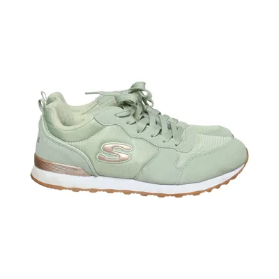 Sneakers (Groen) van Skechers Leer