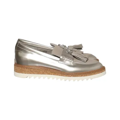 Loafers (Silver) from Maripe Leather