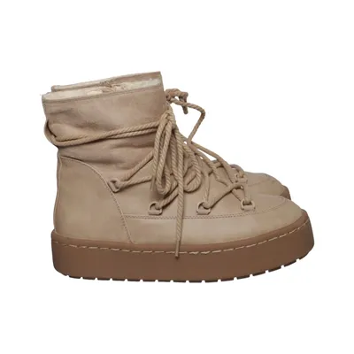 Laced boots (Beige) from Vox
