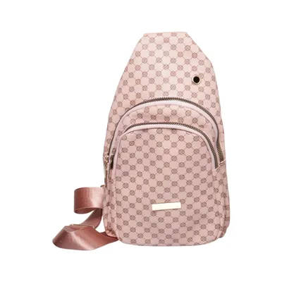Axelremsväska (Rosa, Brun)