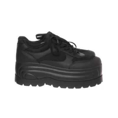 Sneakers (Zwart) van Divided by H&M Imitatieleer