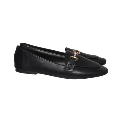 Loafers (Zwart) van London Rebel Leer