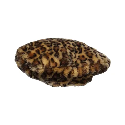 Béret (Beige, Multicolore) Fausse fourrure, Polyester