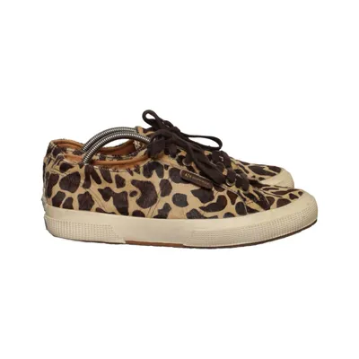 Chaussures en toile (2750) de Superga Cuir