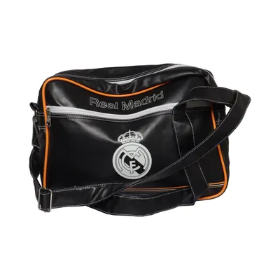 Sac à bandoulière (Noir, Orange, Blanc) de Real Madrid Polyester, Polyuréthane