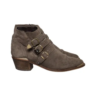 Ankle boots (Gray) from Catwalk Leather