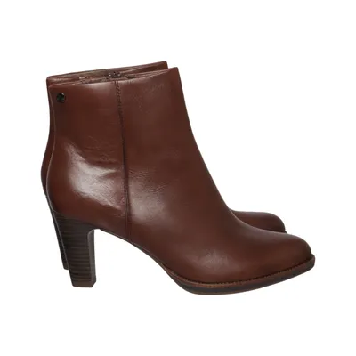 Heeled boots (Brown) from No Stress Leather