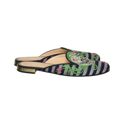 Loafers (Blå, Flerfarvet) fra Charlotte Olympia Læder
