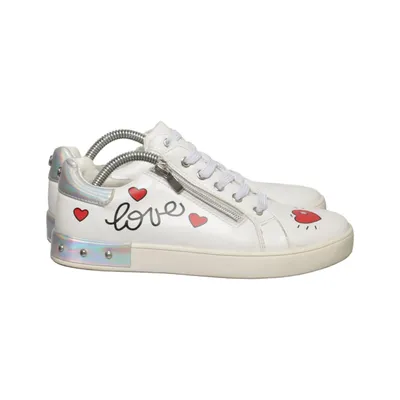 Sneakers (Wit, Rood, Zilver) van Estrada