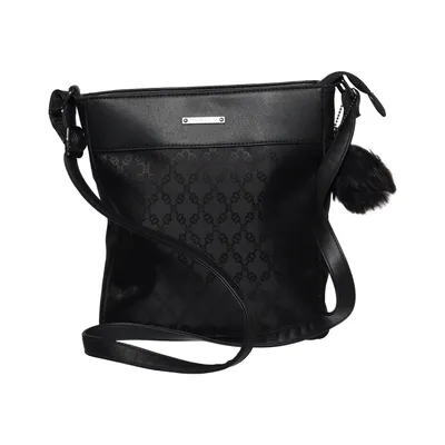 Shoulder-bag (Black) from Puccini Cotton, Polyamide, Polyester, Polyurethane