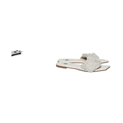 Mules (Blanc) de Lucky Shoes