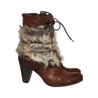 Bottes à talons (Marron) de Merete Fonnesberg