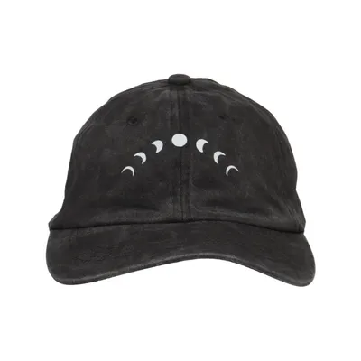 Honkbalpet (Boho, moon phases cap, lunar phases, moon cycle, celestial, astrology aesthetic, witchy aesthetic, minimalist cap, black baseball cap, embroidered cap, cosmic style, spiritual fashion, nature inspired, festival wear, outdoor style, hiking cap, camping, travel, streetwear, unisex fashion, casual outfit, bohemian style, alternative fashion, yoga lifestyle, mindfulness, meditation, eco lifestyle, cottagecore, forestcore, dark academia, soft grunge, TikTok fashion, TikTok made me buy it, viral accessory, trending aesthetic, Instagram style, Pinterest inspired, everyday cap, adjustable cap, one size, gift idea, unique accessory, sustainable fashion, pre-loved, second hand, boho accessories, moon lover gift, celestial fashion, adventure style, minimalist outfit, weekend wear, relaxed fit, outdoor adventures, stylish headwear, nature lover, spiritual gift, aesthetic outfit, timeless style, premium look, everyday essential.) van Boho Polyester