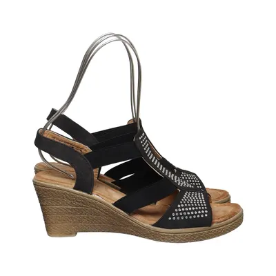 Chaussure compensées (Noir) de Cityline