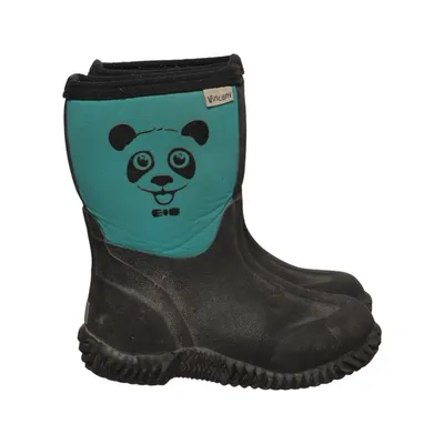 Rubber boots (Black, Turquoise) from Vincent