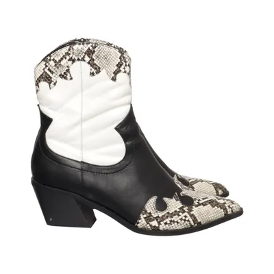 Cowboyboots (Svart, Vit, Flerfärgad) från Even & Odd