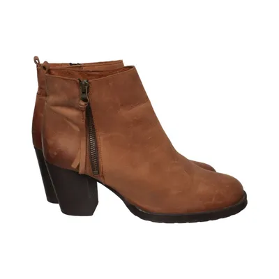 Bottes à talons (Marron) de Scorett Cuir