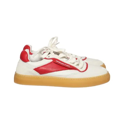 Baskets (Blanc, Rouge, Marron) de Copenhagen Studios Cuir