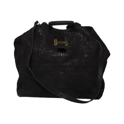Handbag (Black) from Made in italy Leather