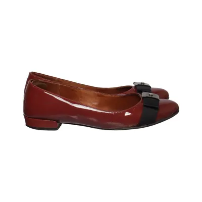 Ballerinas (Rot, Schwarz) von Ryłko Leder